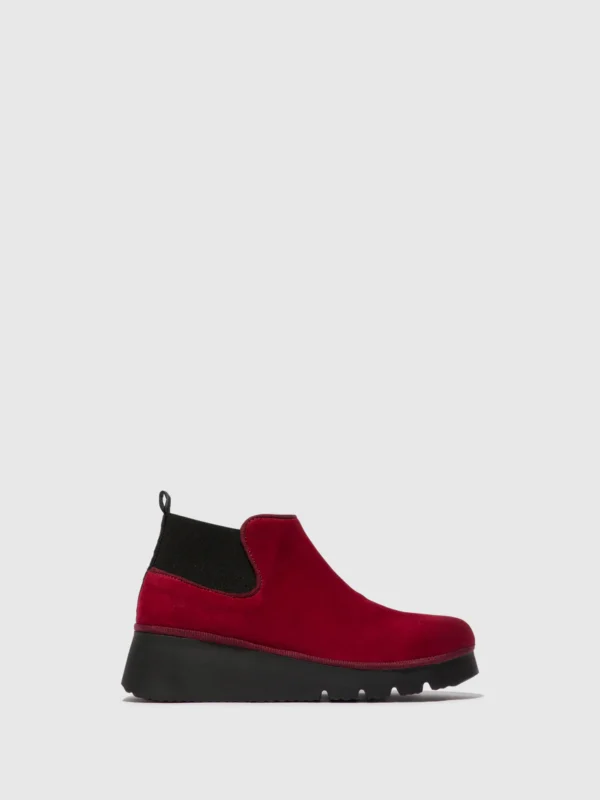 Elasticated Ankle Boots PADA403FLY RED