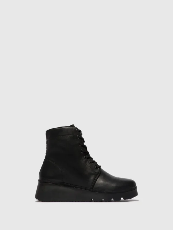 Lace-up Ankle Boots PALL404FLY BLACK