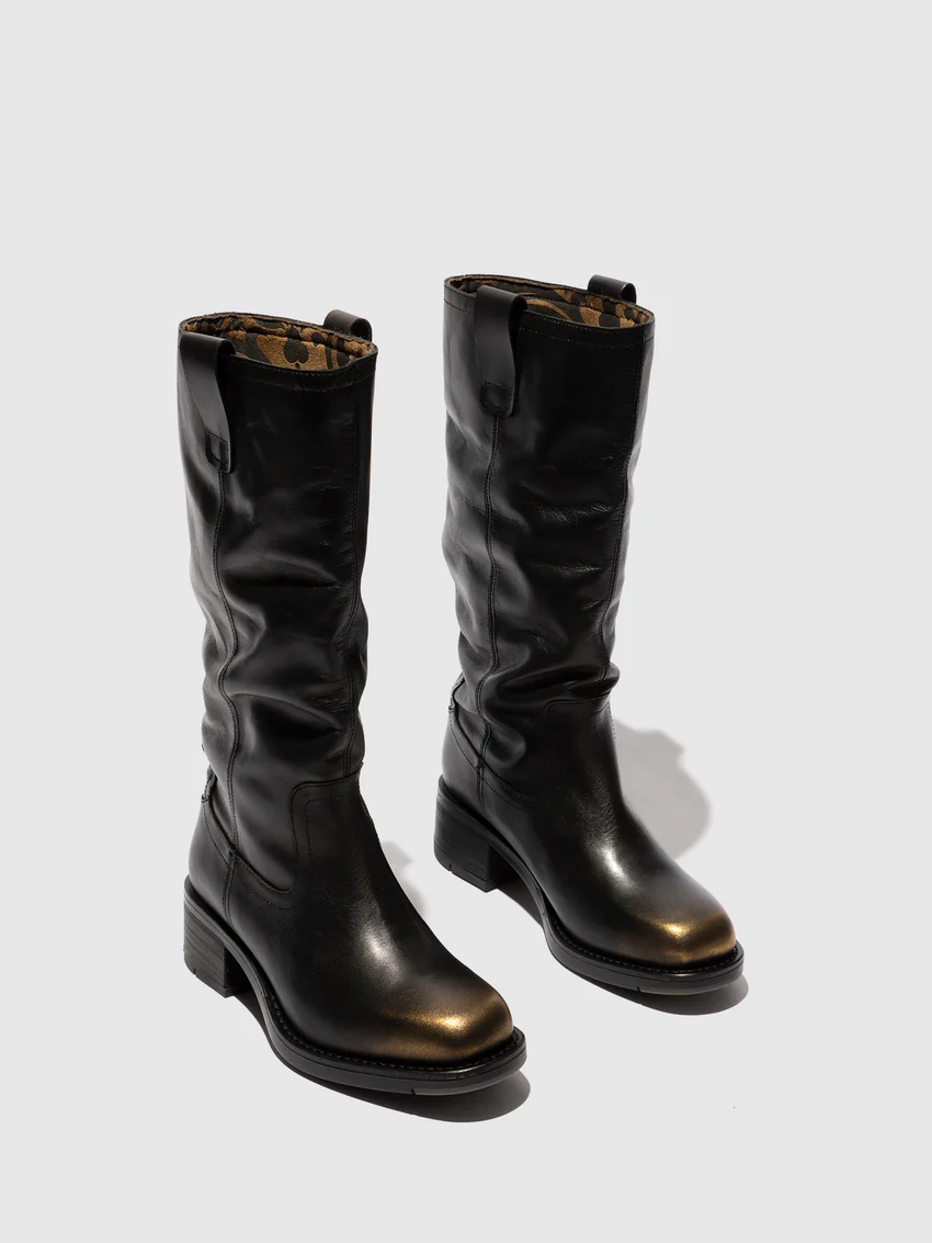 Over the Knee Boots RINT346FLY GOLD - Image 2