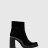 Zip Up Ankle Boots SIJU331FLY BLACK