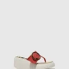 Buckle Mules DAFI938FLY RASPBERRY