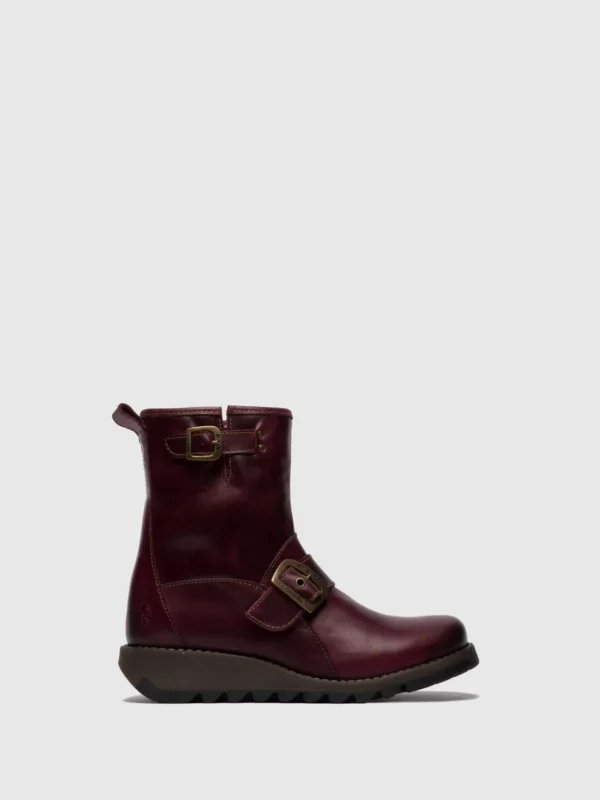 Buckle Ankle Boots SINO525FLY PURPLE