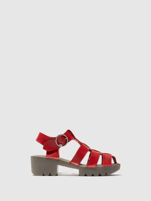 T-Strap Sandals EMME511FLY BROOKLYN RED
