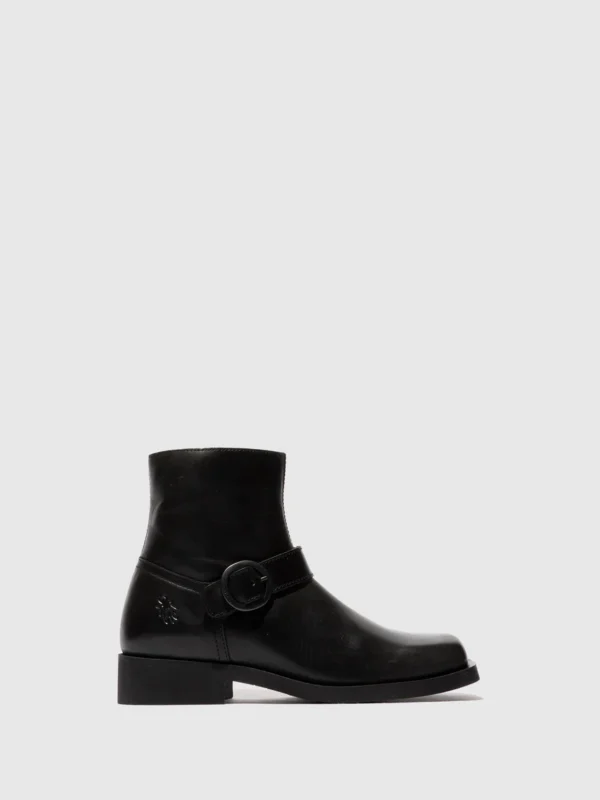 Buckle Ankle Boots RIFU327FLY BLACK