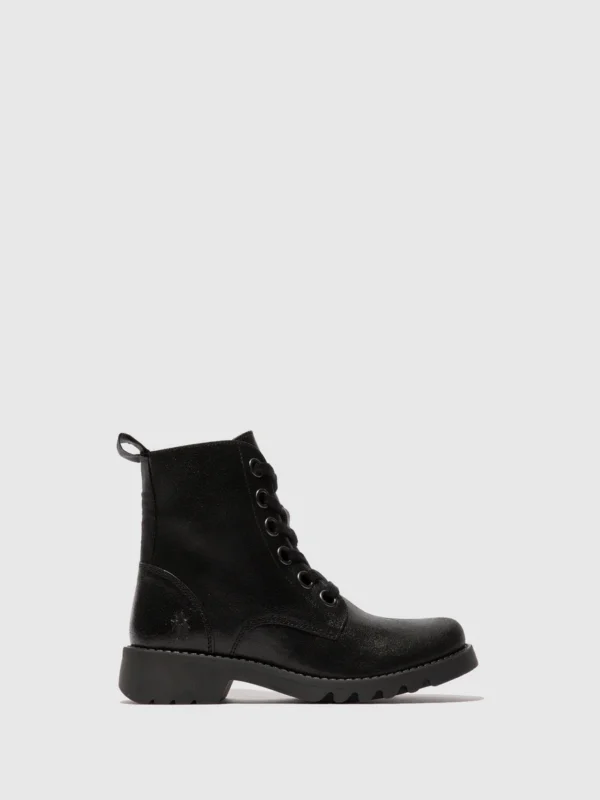 Lace-up Ankle Boots RAGI539FLY VALLEY BLACK