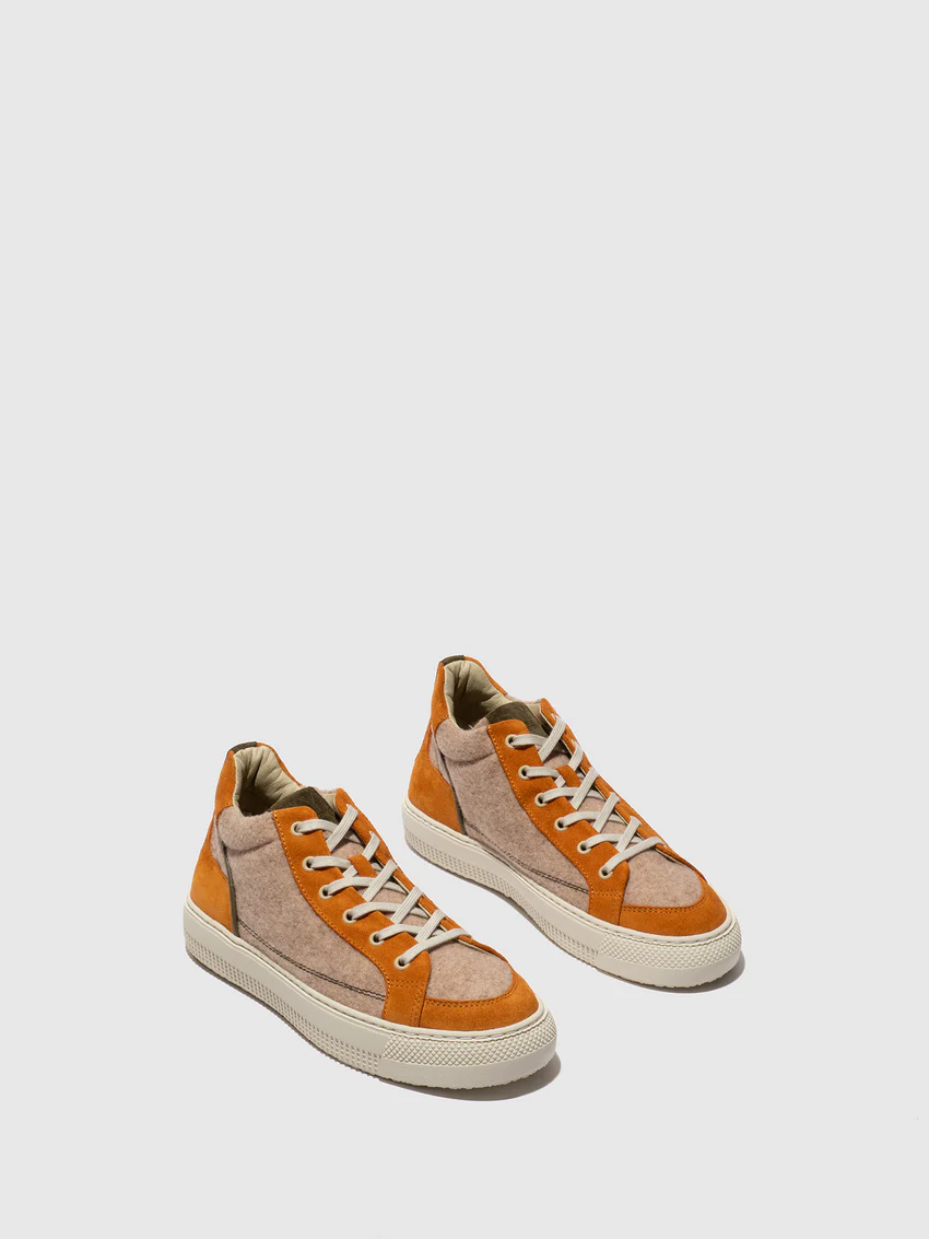 Hi-Top Trainers TELY688FLY BEIGE/CARAMEL/ASPEN - Image 2