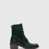 Lace-up Ankle Boots MILU044FLY RUG PETROL