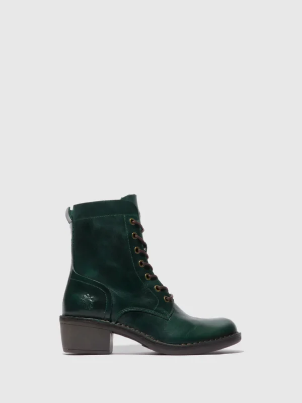 Lace-up Ankle Boots MILU044FLY RUG PETROL