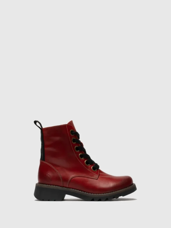 Lace-up Ankle Boots RAGI539FLY RED