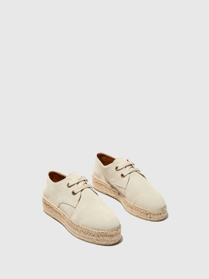 Lace-up Espadrilles PETH525FLY OFFWHITE - Image 2