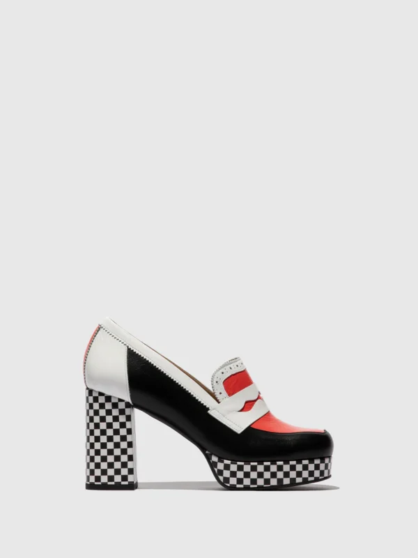 Slip-on Shoes EROK453FLY SCARLET/BLACK/WHITE