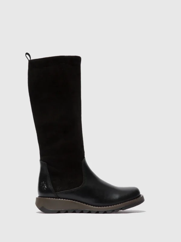 Zip Up Boots SEME828FLY RUG/OILSUEDE BLACK