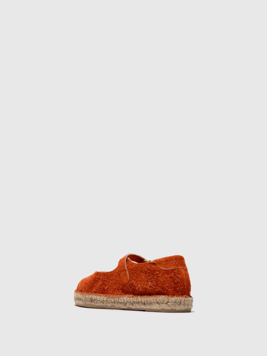 Round Toe Espadrilles SOIK554FLY ORANGE - Image 3