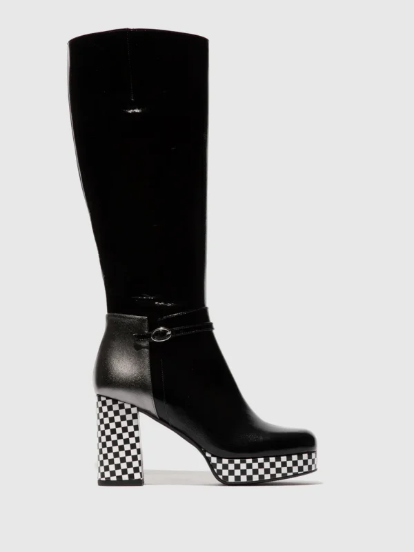 Zip Up Boots ECHI354FLY BLACK/GRAPHITE